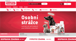 Desktop Screenshot of beaphar.cz