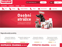 Tablet Screenshot of beaphar.cz